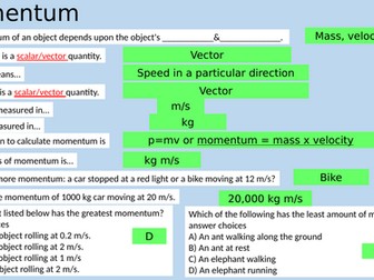 Momentum plenary