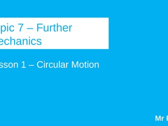 AQA A-level Further Mechanics - SHM (FULL TOPIC SLIDES)