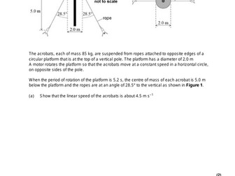 AQA A-level Further Mechanics - SHM (FULL TOPIC QUESTION SHEETS)