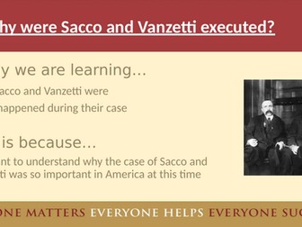 Sacco and Vanzetti - 1920s USA