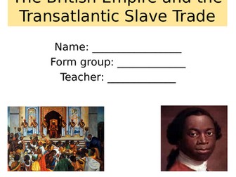British Empire and Slavery - homework booklet