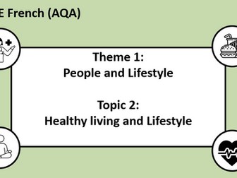 Topic 2- Healthy living and Lifestyle- French GCSE