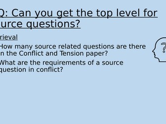 Conflict and Tension exam reminder