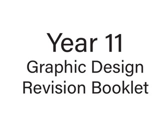 NCFE Graphic Design Revision Booklet