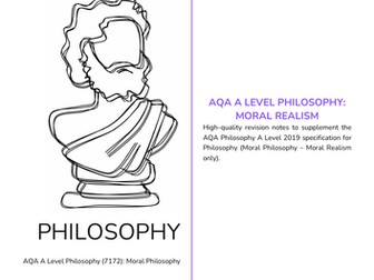 AQA Moral Philosophy: Moral realism (part of Meta)