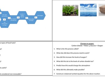 The changing atmosphere worksheet