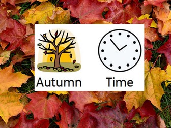 Autumn Sensory Poem for PMLD learners