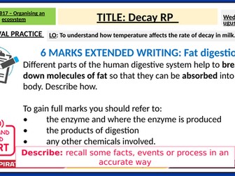 Decay Required Practical TRIPLE