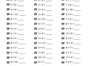 Times tables