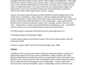 Art Under the Roman Empire Complete Notes