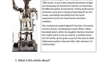 Functional Skills Reading Entry Level