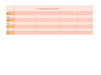 Scheduling Planner