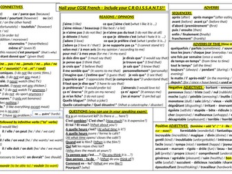 KS4 French - "Nail your GCSE" Independent learning support MAT