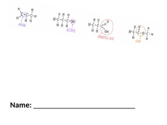 Revision Booklet with Answers - Organic Chemistry - Topic 7 - GCSE AQA Combined Science/Separate