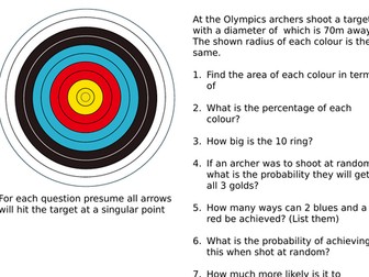 Area of a Circle - Archery