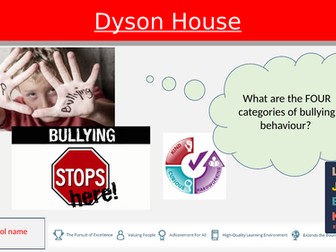 Anti-bullying assembly (definition, categories of bullying, whole school approach and pledge)