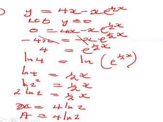 Pure mathematics 4 integration solved questions