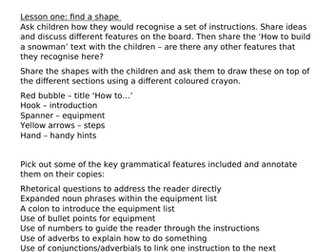 How to mummify a pharaoh - UKS2 instruction writing unit