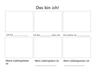 All About Me - German