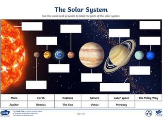 KS1 Space Science Unit of  Work