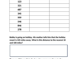Rounding to the nearest 10 and 100