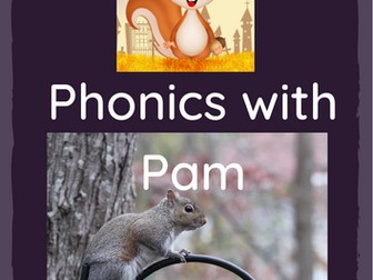 Fun phonics with Pam the Halloween squirrel