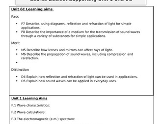 Level 2 BTEC Applied Science Waves: Light and Sound