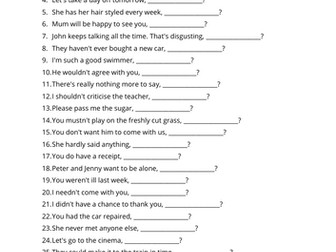 Question tags