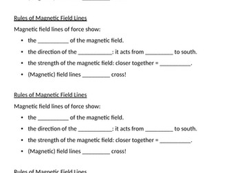 Year 10 GCSE Science Physics- Magnetic Fields