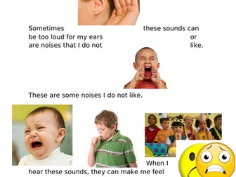 I don't like noises social story