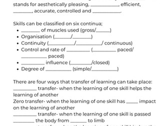 Methods and types of practice (AQA A level PE)