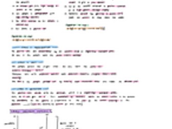 AQA A level Chemistry A* Notes Physical Chemistry