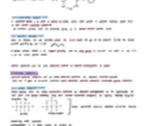 AQA A level Chemistry A* notes Organic Chemistry