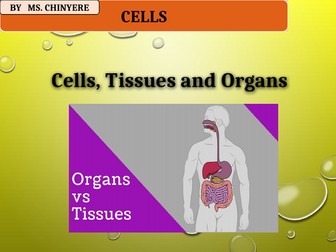 Cells, Tissues, Organs and Organ System
