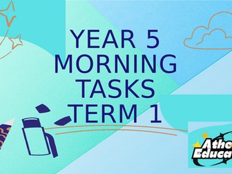 Year 5 Morning Work Term 1