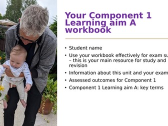 Heath and Social Care **Component 1 Learning Aim A** BTEC Level 1/2