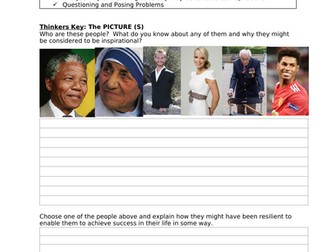 KS3 Religious studies (KS4 core religious studies) inspirational people unit of work