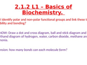 Basics of Biochemistry