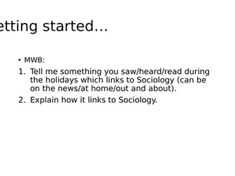 A level Sociology Stratification full module