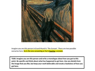 Creative Writing from Famous Paintings