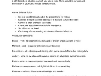 The Pedestrian by Ray Bradbury study guide