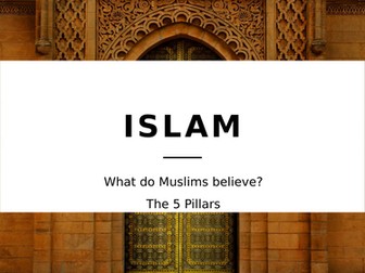 UKS2 RE: Islam Unit of Work