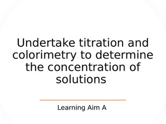 Titrations PowerPoint