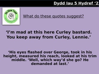 OMAM Literacy lesson - colloquial language.