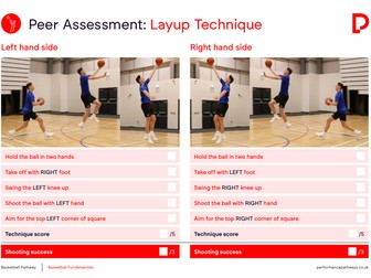 Layup Peer Assessment Card