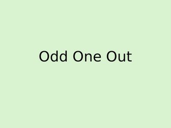 The Tempest -  Odd One Out starter