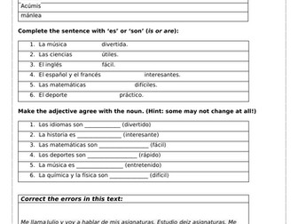 KS3: Mis asignaturas