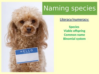 AQA. GCSE. Biology. Ecology. Naming species