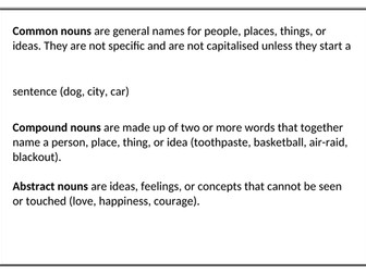 Types of Nouns