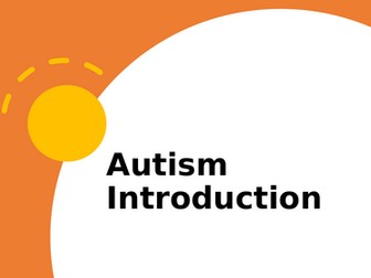 Autism Awareness Training Slides (ppt)